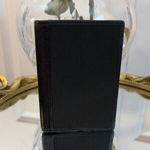 Tumi Black passport Card Wallet